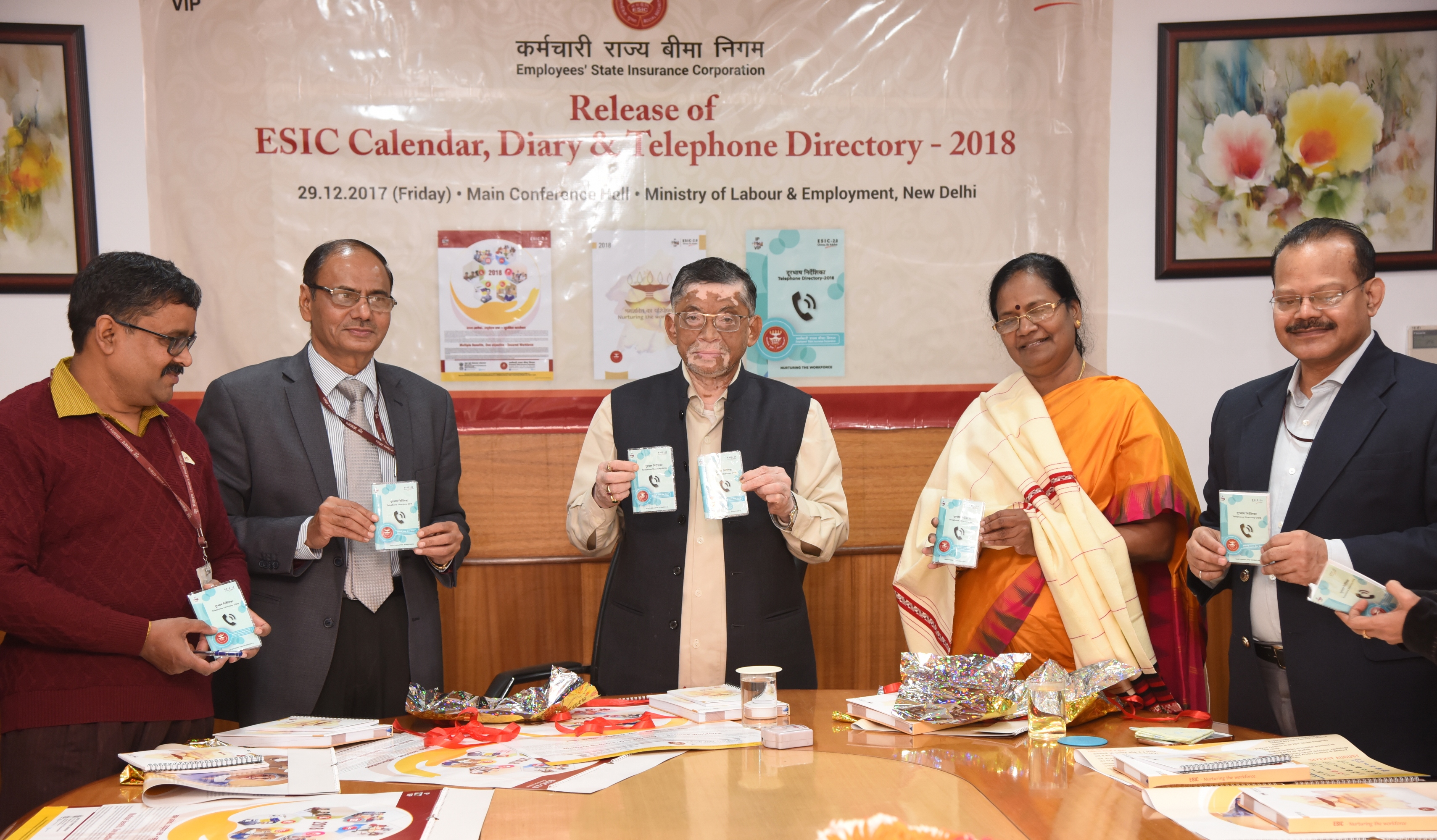 ESIC CALENDAR, DIARY AND TELEPHONE DIRECTORY- 2018 RELEASED