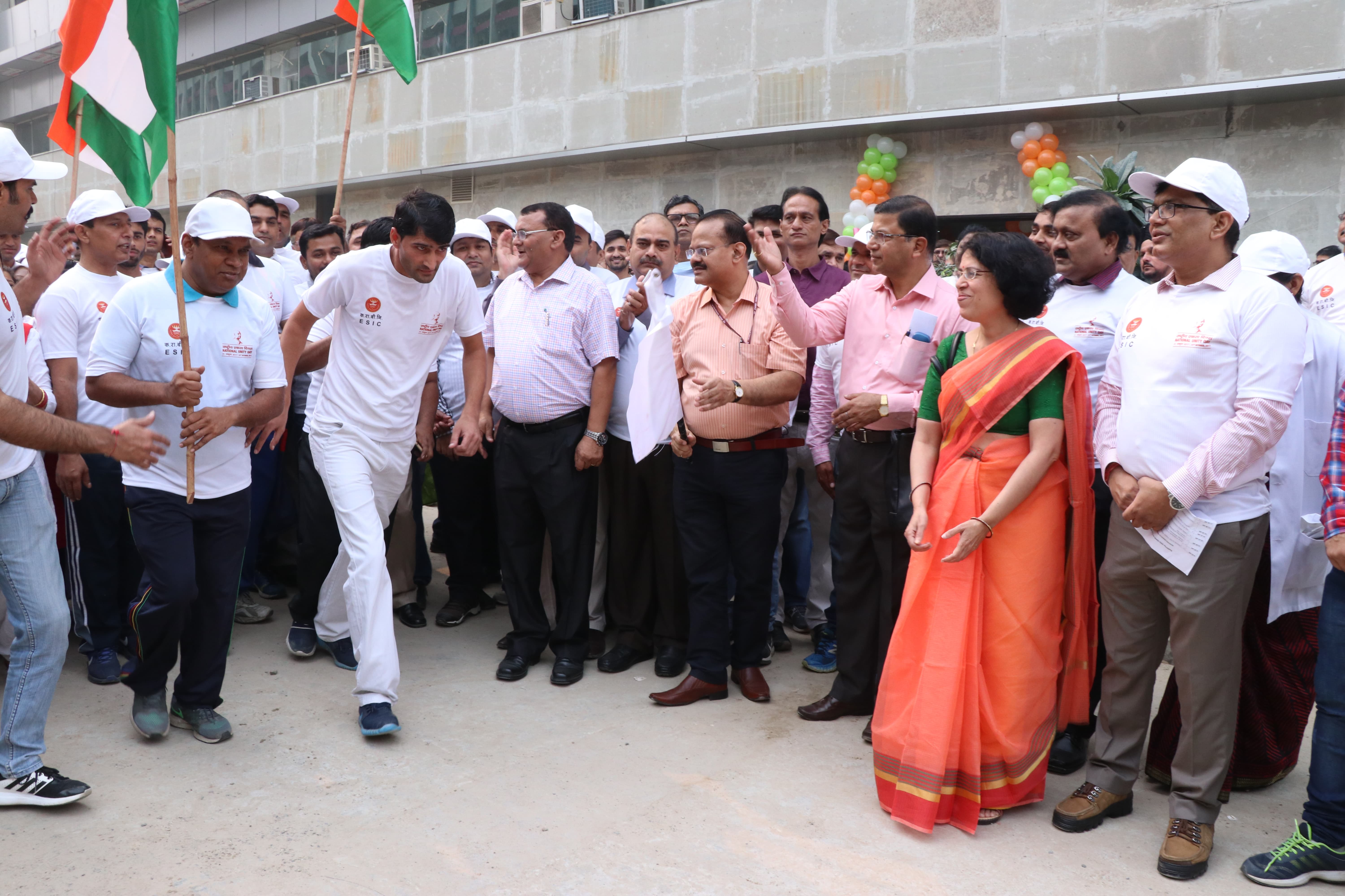 ESIC Organised Rashtriya Ekta Diwas (National Unity Day) in all its Field Offices, Hospitals and Medical Colleges on 31st Oct. 2017