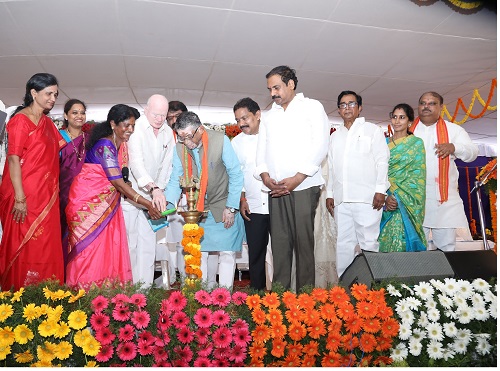 प्रेस प्रकाशनी दिनांक 26.02.2020 को काकीनाडा, आंध्र प्रदेश में 100 बिस्‍तरों वाले क.रा.बी. निगम अस्‍पताल का शिलान्‍यास