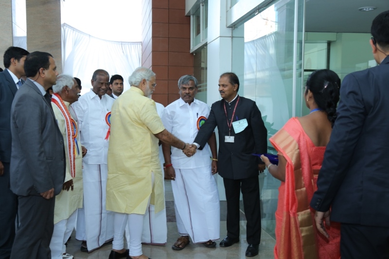 Only the ‘Swasth and Samridh’ workforce will make a ‘Samridh Rashtra’ says - Shri Narendra Modi, Hon’ble Prime Minister while inaugurating the newly constructed Building of ESIC Medical College & Hospital at Coimbatore and handing over it to the Govt. of Tamil Nadu on 02.02.2016 (Tuesday)