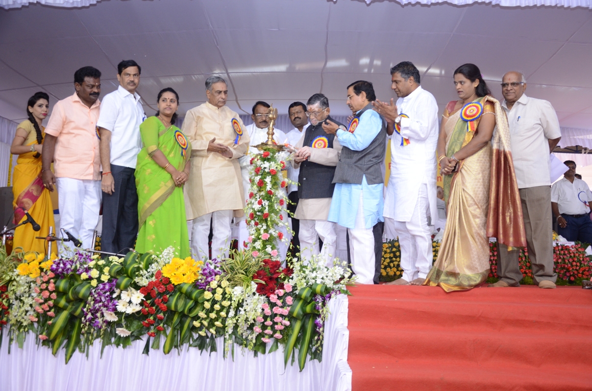 Foundation stone laying for Upgradation of ESI Hospital, Hubli (karnataka) on 25.10.2018