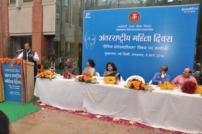 Observance of International Womens Day at ESIC on 08.03.2016