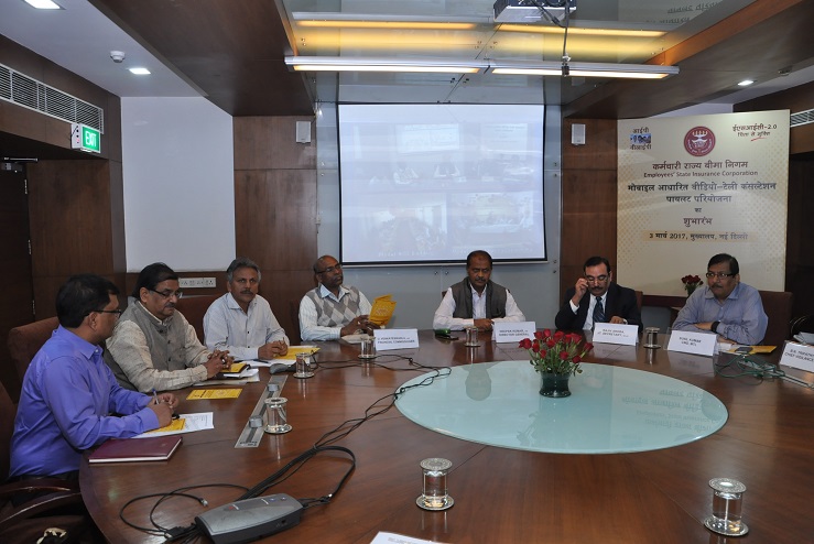 Inauguration of Pilot Project of Mobile based video - Tele consultation for ESI Beneficiaries in the States of Himachal Pradesh and Bihar