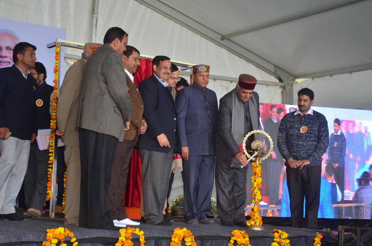 दिनांक 20.02.2019 को ई.एस.आई.अस्पताल काला अंब, जिला सिरमौर का शिलान्यास