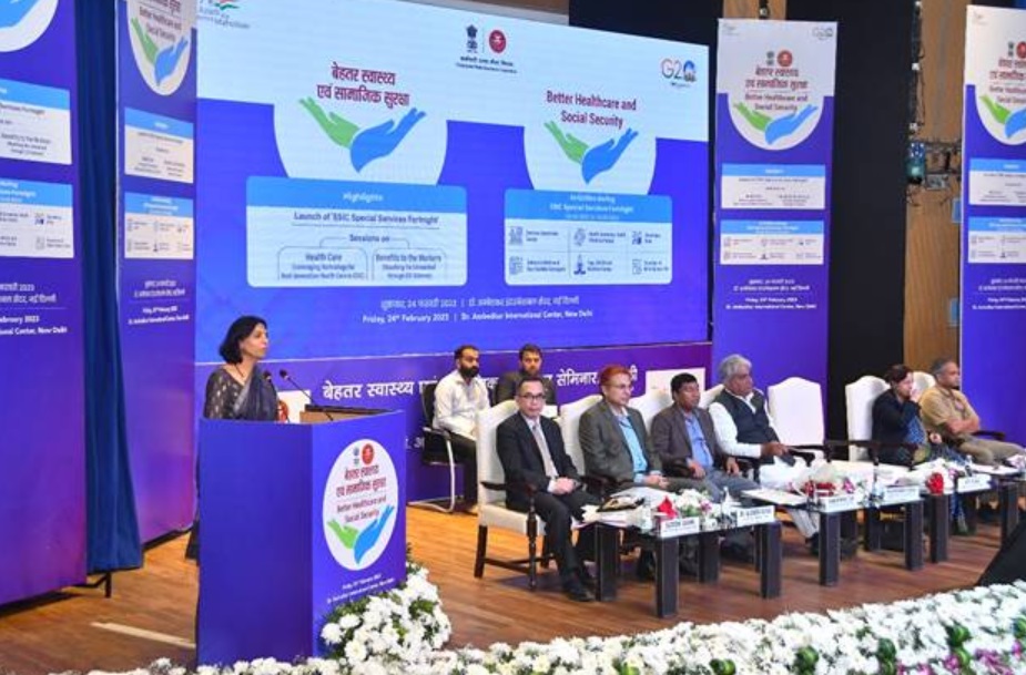 Shri Bhupender Yadav says that the government is working to increase the medical infrastructure of ESIC manifold from 19,000 beds to 28,000 beds and from 160 hospitals to 241 hospitals