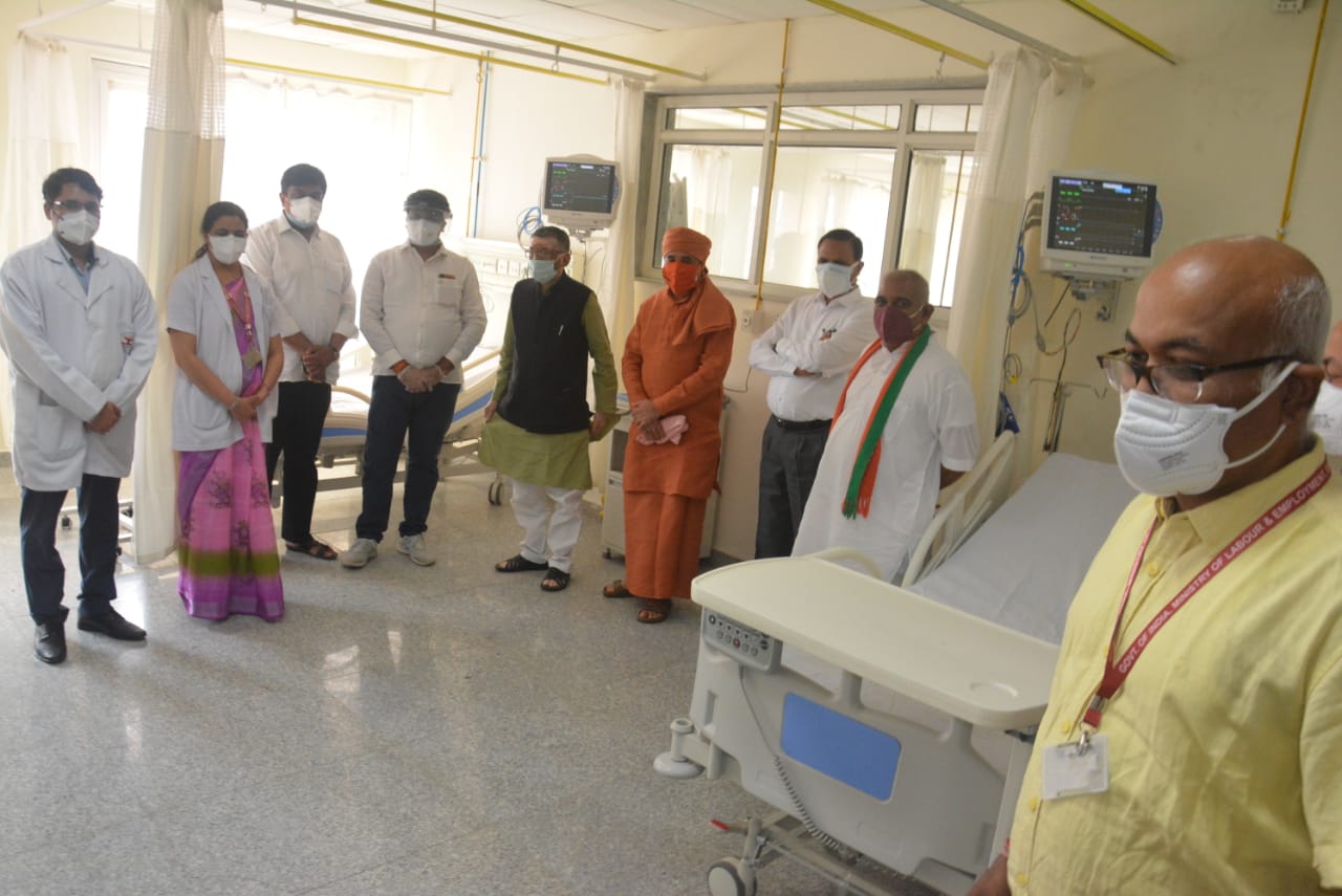 Press Release on Hon ble LEMs visit to ESIC Medical College and Hospital, Alwar